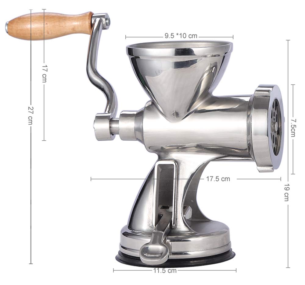 MEAT MINCER 手動式 ミートミンサー Amazon | Moongiantgo ミートチョッパー 手動ミンサー ひき肉機 ミート